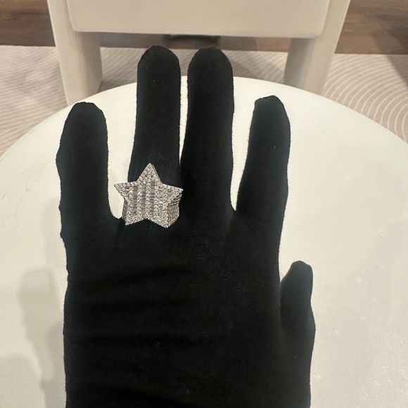 Jewelry - 925 Sterling Silver Star Ring Size 7 Minimalist Pinky Ring Solid Silver